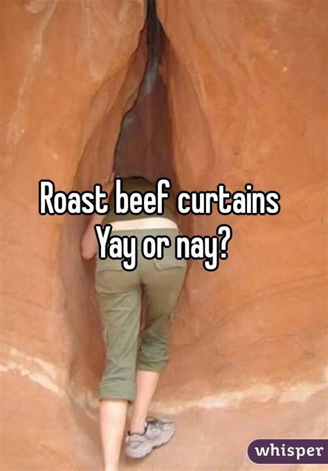 roast beef curtains|Urban Dictionary: roastbeef curtain